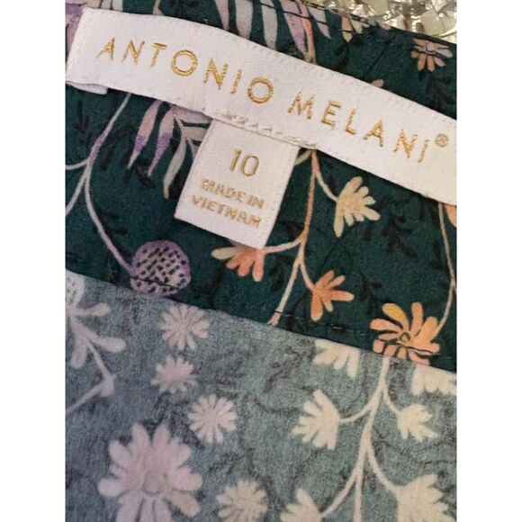 Antonio Melani Bohemian Festival Cotton Floral Feminine Romantic Midi Skirt - Picture 4 of 8